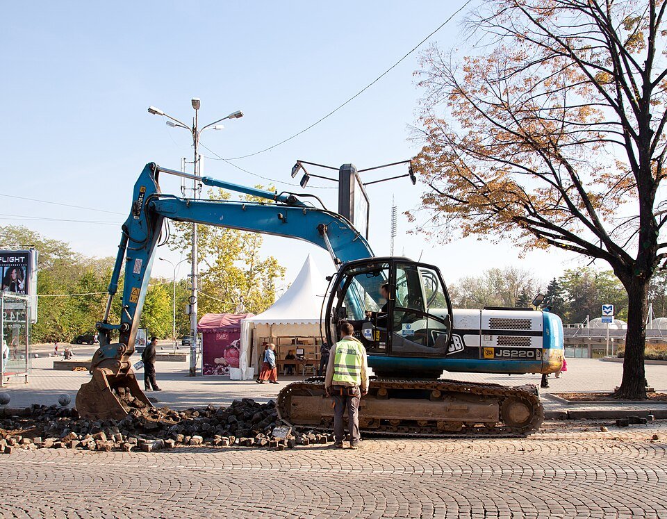 JCB JS210 excavator